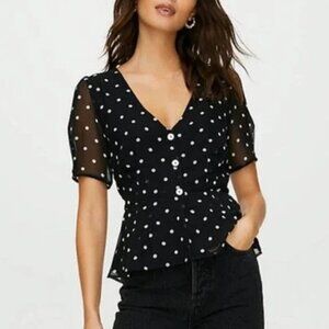 Flowy Wilfred Blouse Size 4